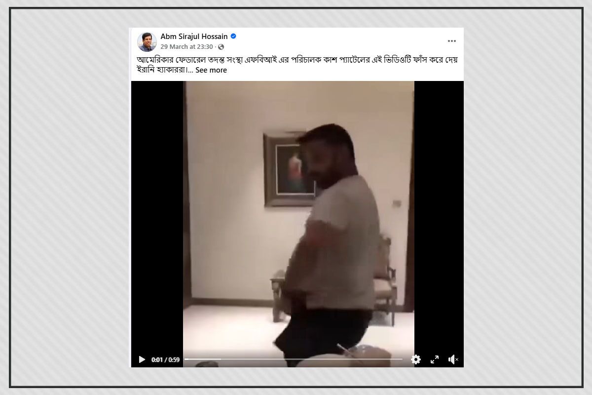 Old video of different person circulated as FBI director clip leaked by Iranian hackers